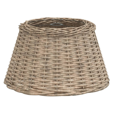 vidaXL Stínidlo na lustr hnědé Ø 50 x 30 cm proutěné