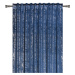 Dekorační vzorovaný závěs s poutky s tunýlkem DOHAT modrá 140x260 cm (cena za 1 kus) MyBestHome