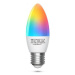B.V. LED RGBW Žárovka C37 E27/7W/230V 3000-6500K Wi-Fi