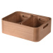 EXCELLENT Úložný box dřevěný sada 3 ks tmavě hnědá KO-MB5000170