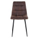Norddan Designová židle Dominik tmavě hnědá