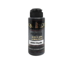 Akrylová barva Cadence Premium - černá / 120 ml