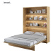 Dig-net nábytek Sklápěcí postel BED CONCEPT BC-12 | 160 x 200 cm Barva: Bílá