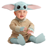 Rubies Dětský kostým pro nejmenší - Mandalorian Baby Yoda Velikost nejmenší: 6 - 12 měsíců