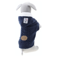 Vsepropejska Argo zateplený svetr pro psa Barva: Modrá, Délka zad (cm): 21, Obvod hrudníku: 30 -