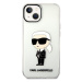 Karl Lagerfeld KLHCP14MHNIKTCT hard silikonové pouzdro iPhone 14 PLUS 6.7" transparent Ikonik Ka