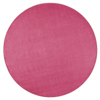 Hanse Home Collection koberce Kusový koberec Nasty 101147 Pink kruh Rozměry koberců: 133x133 (pr