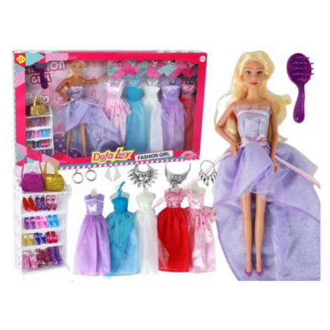 Panenka Lucy s oblečením a doplňky fialova Toys Group