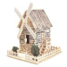 Woodcraft construction kit Dřevěné 3D puzzle Větrný mlýn