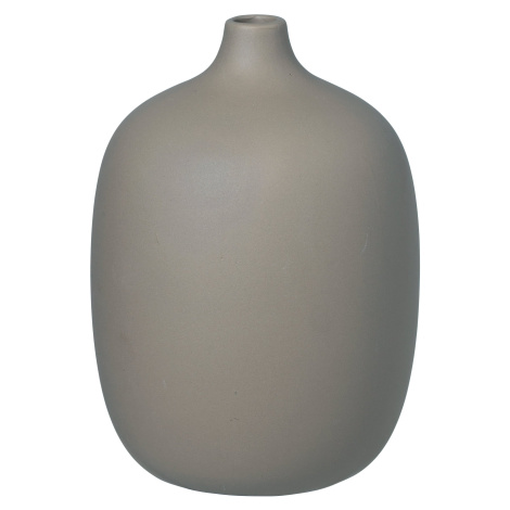 BLOMUS Váza keramická šedá 18,5cm ceola