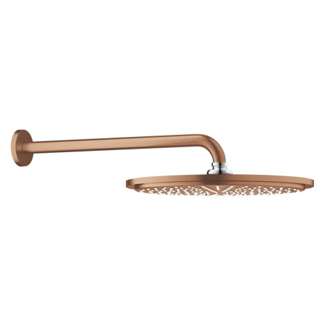 Hlavová sprcha Grohe Rainshower Cosmopolitan Metal včetně sprchového ramena Brushed Warm Sunset 