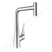 Hansgrohe 14786000 - Dřezová baterie Metris Select s výsuvnou koncovkou, EcoSmart, chrom