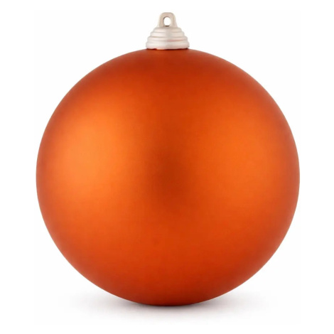 Velká vánoční koule 30 cm, měděná, matná, UV DecoLED