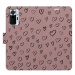 iSaprio Flip pouzdro Heart Dark 02 pro Xiaomi Redmi Note 10 Pro