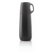Černá termoska s hrníčkem XD Design Bopp, 600 ml