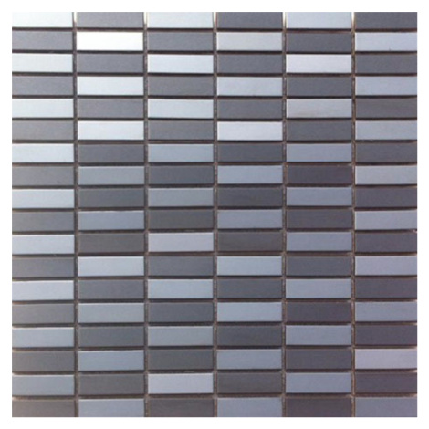Premium Mosaic mozaika černá nerezová 29,8x30,4 cm MOS4815MIXBK