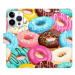 iSaprio flip pouzdro Donuts Pattern 02 pro iPhone 15 Pro