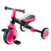 Globber dětské odrážedlo tříkolové - Learning Trike - Fuchsia Pink