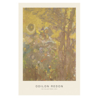 Obrazová reprodukce The Yellow Trees (Vintage Woodland Painting) - Odilon Redon, 26.7 × 40 cm