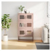 vidaXL Skříň highboard růžová 68x39x123 cm ocel