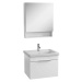 Koupelnová skříňka s umyvadlem a zrcadlem VitrA Mia 64x49x45 cm bílá lesk