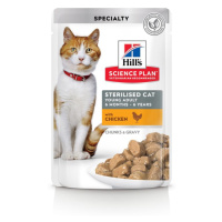 Hill's Science Plan Young Adult Sterilised krmivo pro kočky - kapsičky 12 x 85 g.