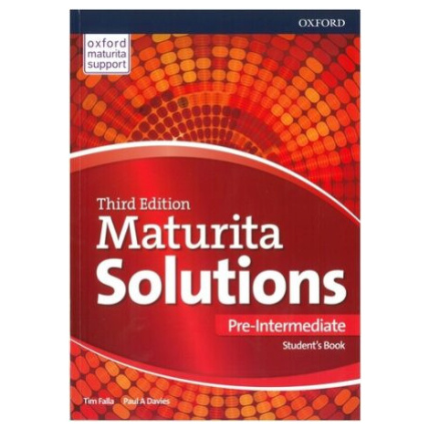 Maturita Solutions Pre-Intermediate Student´s Book 3rd (CZEch Edition) - Tim Falla, Paul A. Davi