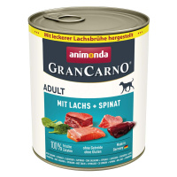 animonda GranCarno Adult losos se špenátem 6 × 800 g