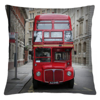 Polštář LONDON BUS Mybesthome 40x40 cm Varianta: Povlak na polštář s antialergickou prošívanou v