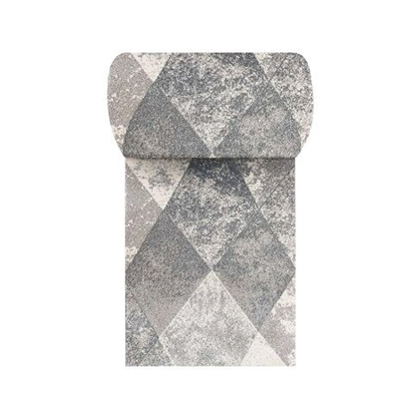 Běhoun koberec Vista šedý 05 v šíři 80 cm