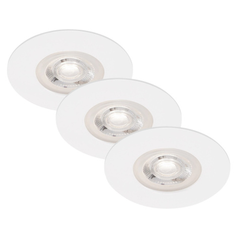 Briloner Vestavná LED svítidla Kulana sada 3 ks, 4,9W, 480 lm, 3000 K, bílá