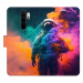 iSaprio flip pouzdro Astronaut in Colours 02 pro Xiaomi Redmi Note 8 Pro