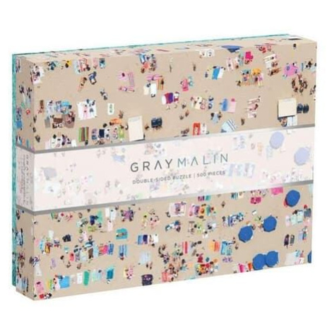 Galison Oboustranné puzzle Pláž Gray Malin 500 dílků