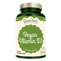 GreenFood Nutrition Vitamin D3 1000 IU Vegan 60 kapslí