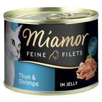 Miamor Feine Filets 6 x 185 g - Tuňák & Krevety v želé