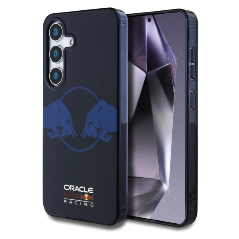 Oracle Red Bull Racing PC/TPU Two Bulls Magsafe kryt Samsung Galaxy S25 modrý