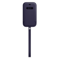 Pouzdro iPhone 12 mini Leather Sleeve wth MagSafe D.Violet (MK093ZM/A)