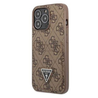 Guess IML 4G Printed Crossbody Zadní Kryt pro iPhone 15 Pro Brown