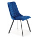 Jídelní židle TYRA – látka, modrá