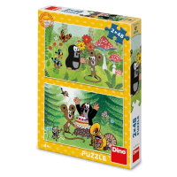 Puzzle 2x48 Krtek Oslava