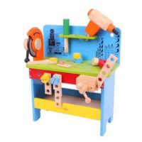 Bigjigs Toys Pracovní ponk modrý