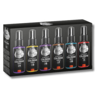 The Shave Factory Cologne Gift Set 01 - set kolínských vod po holení, 6 x 50 ml - černá krabička