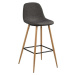Barová židle v šedo-přírodní barvě 101 cm Wilma – Actona