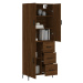 vidaXL Skříň highboard hnědý dub 69,5 x 34 x 180 cm kompozitní dřevo