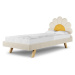 MINKO Čalouněná jednolůžková postel DAISY do dětského pokoje Zvolte barvu: Krémová, Zvolte rozmě