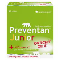 PREVENTAN Junior ovocný mix 90 tablet