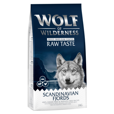 Wolf of Wilderness "Scandinavian Fjords" Sob, kuře a losos - bez obilovin - 5 x 1 kg