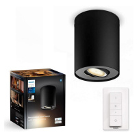 Philips Philips - LED Stmívatelné bodové svítidlo Hue PILLAR 1xGU10/4,2W/230V + DO černá