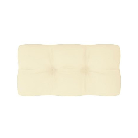 SHUMEE Poduška na pohovku z palet 12 × 40 × 80 cm, krémová