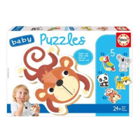 Baby puzzle Divoká zvěř 5v1